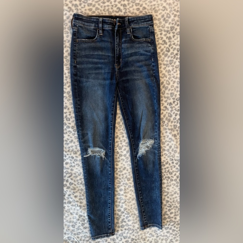 AMERICAN EAGLE OUTFITTERS | HIGH RISE JEGGINGS | STRETCH